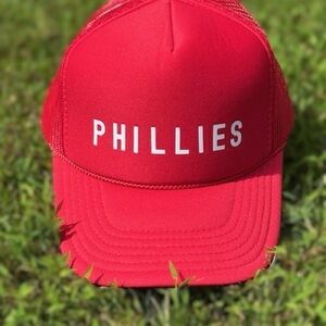 Phillies Red Trucker Hat